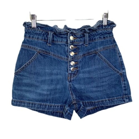 Ruffle High Waist Shorts - Picture 2 of 2